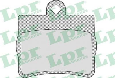 LPR 05P725 Колодки тормозные зад MB W202 96->00 (0024205120)