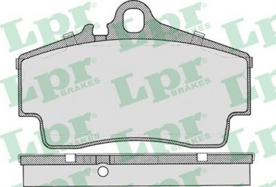 LPR 05P727 комплект тормозных колодок, дисковый тормоз на PORSCHE BOXSTER (987)