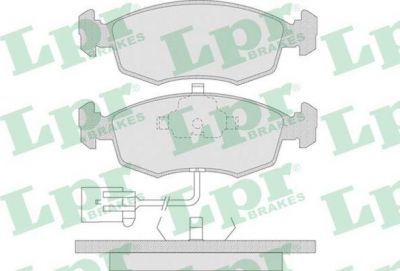 LPR 05P744 05P744 Дисковая тормозная колодка