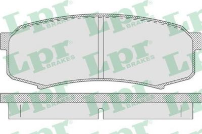 LPR 05P749 Колодки тормозные задние TOYOTA LANDCRUISER 90 100 04 96- 116,2X44X15,2mm (0446660060)