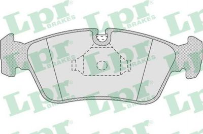 LPR 05P757 Колодки тормозные передние E36 E46 Z3 E36 Z4 E85 98> 151X57X17,8mm (34116752482)