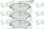 LPR 05P765 Колодки тормозные дисковые FIAT Stilo/Stilo Van/Bravo 2,4 20V/1,9JTD/1,9DMultijet 01- (9949279)