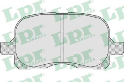 LPR 05P768 Колодки тормозные дисковые TOYOTA COROLLA 1.4/1.6 97-02 передние (572468)