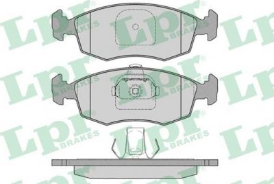 LPR 05P785 Колодки тормозные дисковые FIAT DOBLO/PALIO/PUNTO/STRADA 1.2-1.9 99- передние (77362180)