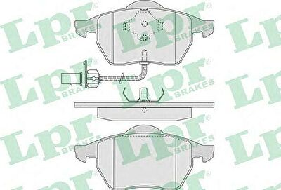 LPR 05P790 Колодки тормозные перед. AUDI A4 A6 Passat B5 98-06 (4B0698151H)