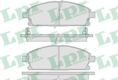 LPR 05P846 Колодки тормозные передние NISSAN PATHFINDER 97-04 X-TRAIL 01-07 (D10608H785)