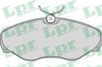LPR 05P869 Колодки тормозные дисковые OPEL VIVARO/RENAULT TRAFIC 01- передние (7701050914)