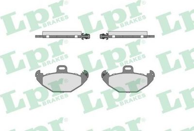 LPR 05P883 05P883 Дисковая тормозная колодка