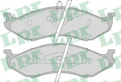 LPR 05P896 КОМПЛЕКТ ТОРМОЗНЫХ КОЛОДОК, ДИСКОВЫЙ ТОРМОЗ