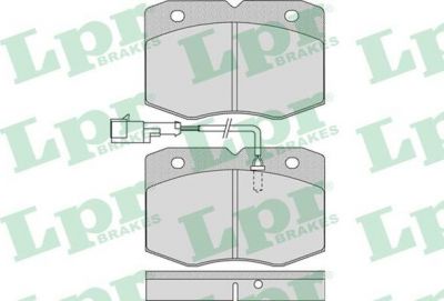 LPR 05P963 05P963 Дисковая тормозная колодка