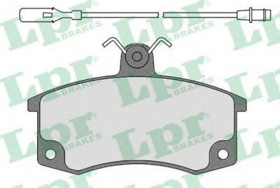 LPR 05P988 Колодки тормозные дисковые ВАЗ 2110/2111/2112 передние под датчик (21103501080)