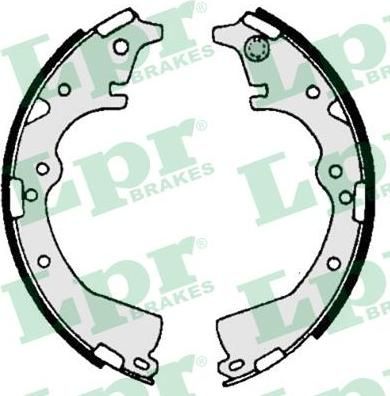 LPR 06970 Колодки тормозные барабанные TOYOTA PREVIA 90-00 (361341)