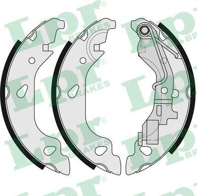 LPR 07690 Колодки тормозные барабанные FIAT PUNTO 1.2-1.9D 99- 180x30mm (9948373)