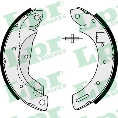LPR 08500 Колодки тормозные барабанные FORD MAVERICK/LDV CUB/NISSAN TERRANO 92-02 (440600F027)
