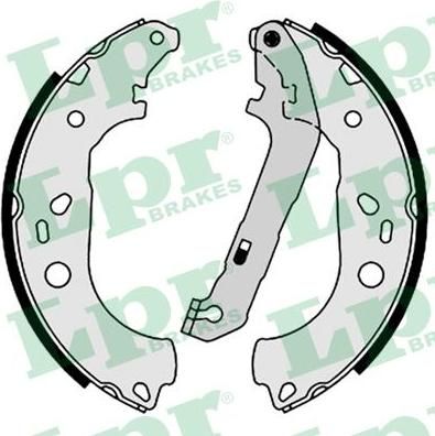 LPR 08600 Колодки тормозные барабанные FORD FOCUS 04- 228x42mm (1347420)