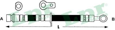 LPR 6T46387 тормозной шланг на HONDA CONCERTO (HW, MA)