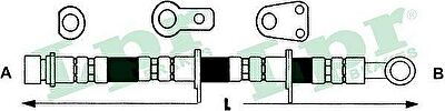 LPR 6T48137 Шланг тормозной HONDA ACCORD 98-03 передний правый (46410S1AE01)