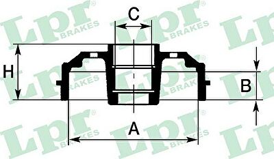 LPR 7D0467C тормозной барабан на PEUGEOT 309 II (3C, 3A)