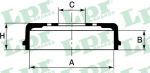 LPR 7D0657 Барабан тормозной OPEL CORSA D 06- D=228,3мм