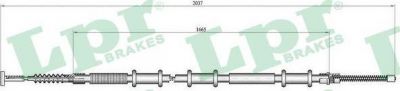 LPR C0470B трос, стояночная тормозная система на FIAT MULTIPLA (186)