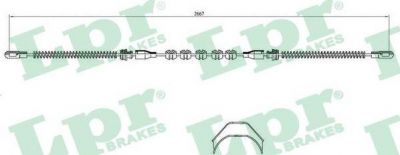 LPR C0530B трос, стояночная тормозная система на OPEL MANTA B CC (53_, 55_)