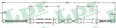 LPR C0605B трос, стояночная тормозная система на VW SANTANA (32B)