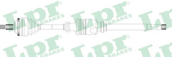 LPR DS16089 приводной вал на PEUGEOT EXPERT фургон (222)