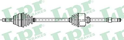 LPR DS21072 Вал приводной шарнирный праый FORD Focus I 2.0 16V (3652047)