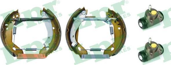LPR OEK082 комплект тормозных колодок на PEUGEOT 205 I (741A/C)
