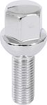 LS S012598 Болт колесный M12×1.5, 53.5/28 мм, сфера, ключ 17 мм, хром