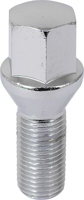 LS S030418 Болт колесный M14×1.5, 55/28 мм, конус, ключ 17 мм, хром