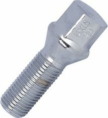 LS S030424 Болт колесный M14×1.5, 58/33 мм, конус, ключ 17 мм, хром