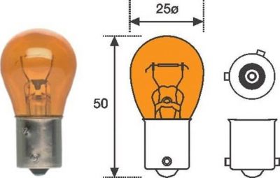 Magneti Marelli 008507100000 лампа накаливания, фонарь указателя поворота на HONDA MOTORCYCLES NSS