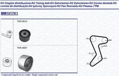 Magneti Marelli 341310171101 комплект ремня грм на RENAULT 21 универсал (K48_)