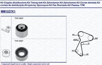 Magneti Marelli 341310271101 комплект ремня грм на RENAULT SUPER 5 (B/C40_)