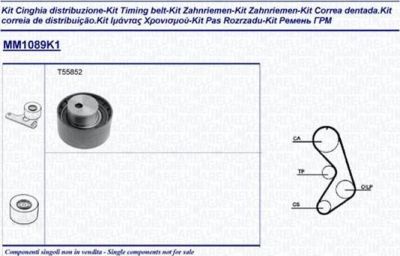 Magneti Marelli 341310891101 комплект ремня грм на FIAT PUNTO (188)