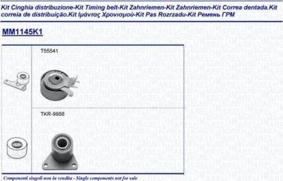 Magneti Marelli 341311451101 комплект ремня грм на VOLVO V70 I (LV)