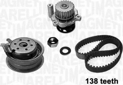 Magneti Marelli 341403640002 водяной насос + комплект зубчатого ремня на SKODA OCTAVIA Combi (1U5)