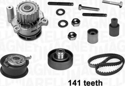 Magneti Marelli 341404910001 водяной насос + комплект зубчатого ремня на VW POLO CLASSIC (6KV2)