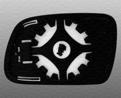 Magneti Marelli 351991303600 зеркальное стекло, наружное зеркало на PEUGEOT 307 Break (3E)