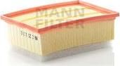 MANN Фильтр воздушный PSA C4//307 2,0 HDI 00-> C25126=> C25117/2 (1444W6, C25117/2)