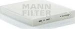 MANN Фильтр салонный CU2362 (971333K000, CU2362)