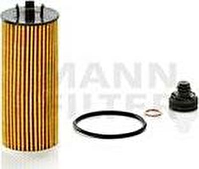 MANN Фильтр масляный X1(F84)/MINI III (F56) 2013-> mot.B37/B38/B48 (11428570590, HU 6015 Z KIT)