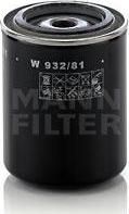 Mann-filter W932/81 Снят с производства Фильтр масляный W932/81