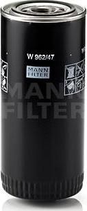 MANN-FILTER Фильтр масляный DAF/IVECO/RENAULT MANN-FILTER W 962/47 (W 962/47)