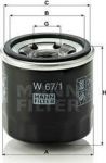 Mann W671 Фильтр масляный MAZ NIS SUB KIA HYU FOR INFINITI G35