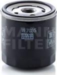 Mann W7035 -filter Фильтр масляный CHRYSLER NEON/VOYAGER 1.8-3.3 84-