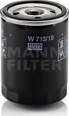 Mann W713/18 -filter Фильтр масляный CADILLAC/CHEVROLET/OPEL