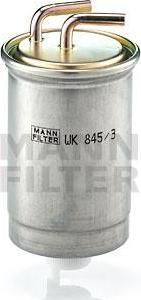 Mann WK 845/3 топливный фильтр на FORD FIESTA фургон (FVD)