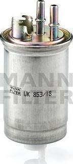 Mann WK 853/18 топливный фильтр на FORD FOCUS (DAW, DBW)